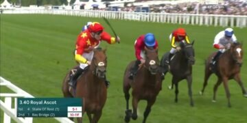 WHAT A HORSE! State Of Rest wins the Prince of Wales's for Ireland!